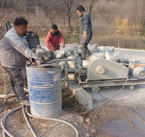 桂阳路面下沉注浆